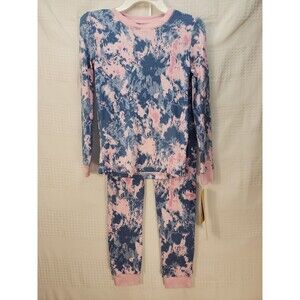 Saint Eve Pajama Set Girls Size 10 Tie Dye Long Sleeve Lightweight 2 Piece